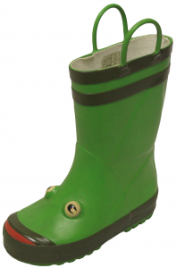 KIDS FROG RAINBOOTS  (GREEN)